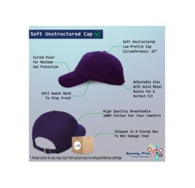 Baseball Caps Soft Baseball Cap Wales Flag Embroidery Dad Hats for Men & Women Buckle Closure - Purple - CK18YSWLGQ5 $17.44