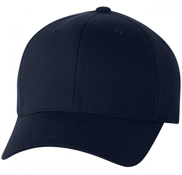 Baseball Caps Wooly Combed-Twill Cap - Dark Navy - S/M - CX11NSDBP9D $10.34