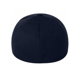 Baseball Caps Wooly Combed-Twill Cap - Dark Navy - S/M - CX11NSDBP9D $10.34