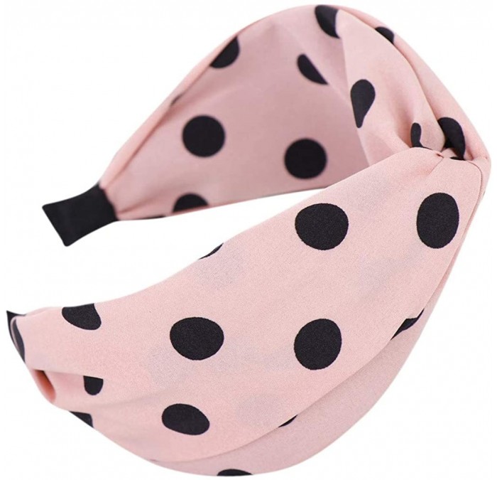 Headbands Knotted Headbands Hairbands Elastic Accessory - Pink - C418WEGM88E $15.87
