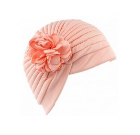 Skullies & Beanies Strench Chemo Hat Beanie Flowers Wrap Muslim Turban Headwear for Cancer - Color 1 - CQ18CKL68O7 $11.09