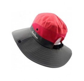 Sun Hats Women's Sun Hat Outdoor UV Protection Bucket Mesh Boonie Hat Adjustable Fishing Safari Cap Waterproof - CE18SUOIEXU ...