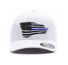Baseball Caps Waving Flag Embroidered Flexfit Combed - White - C0189YQ5C22 $22.37