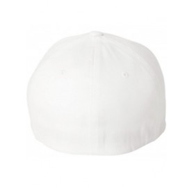 Baseball Caps Waving Flag Embroidered Flexfit Combed - White - C0189YQ5C22 $22.37