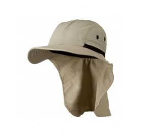 Sun Hats Mesh Sun Protection Flap Hat - Sand - CH110A3WA91 $12.59