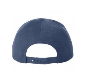 Baseball Caps Flexfit 6 Panel Premium Classic Snapback Hat Cap - Navy - C612D6KE1CF $8.88
