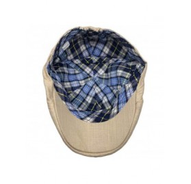 Newsboy Caps Cool Men's Summer Duckbill Ivy Cap Hat - Tan - CL18M9OTXZA $12.81