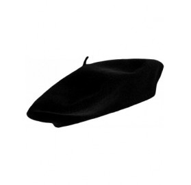 Berets Womens Hats - Beret- French Beret Artist Hat - Winter Hat for Women - Black - C9115M71DT5 $11.43