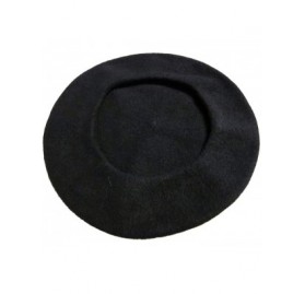 Berets Womens Hats - Beret- French Beret Artist Hat - Winter Hat for Women - Black - C9115M71DT5 $11.43