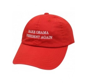 Baseball Caps Make Obama President Again Baseball Caps and Beanies - Red Cotton Caps - C118KR9H7IX $23.60
