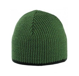 Skullies & Beanies Men's Oversized Stretch Wool Knitted Winter Beanie Hat - Green - CD11K41AUV5 $17.89