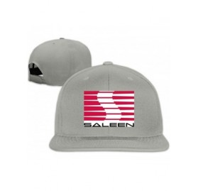 Baseball Caps Mens Saleen Logo A Flat-Brim Cap Adjustable Freestyle Hats - Gray - C518WO7O6T5 $14.51