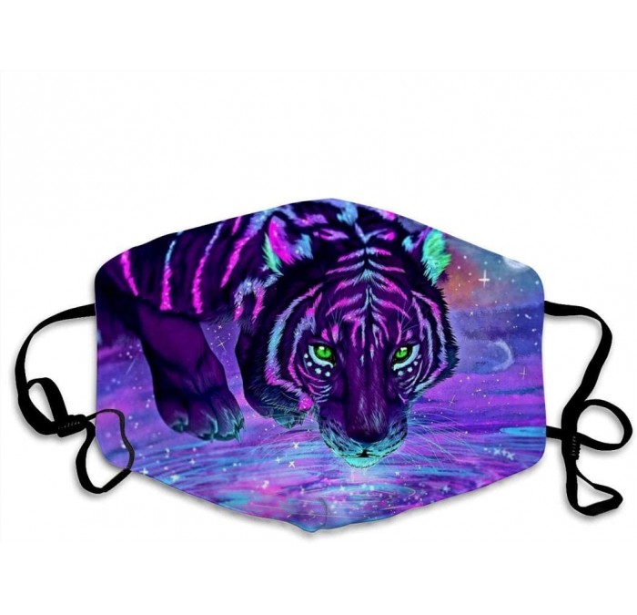 Balaclavas Splendid Tiger Anti Pollution Face Shields Dust Scarf Washable and Reusable Bandanas Headbands Headwear - Black40 ...