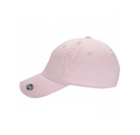 Baseball Caps Dad Hat Baseball Cap Adjustable Distressed Vintage Washed Polo Style Cotton Headwear - Pink - CD18WZC52QM $12.16