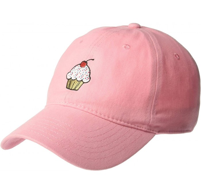 Baseball Caps Men's Cupcake Baseball Cap - Pink - CM18UDRLQ70 $31.05