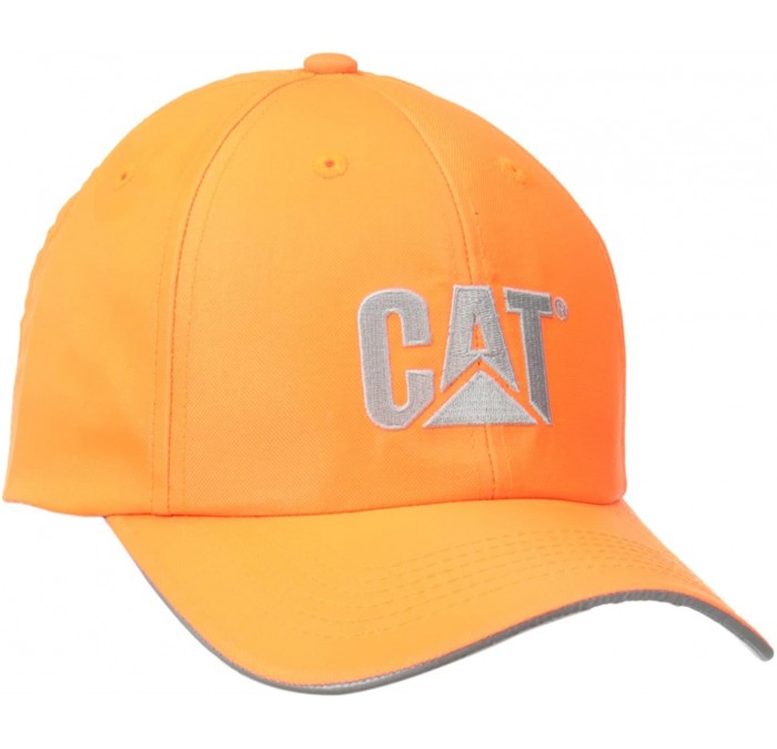 Baseball Caps Men's Hi-vis Trademark Cap - Hi-vis Orange - C611IZK6EUT $14.84