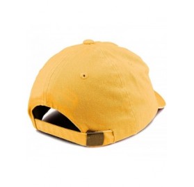 Baseball Caps EST 1945 Embroidered - 75th Birthday Gift Pigment Dyed Washed Cap - Mango - C6180QHYS8G $20.45