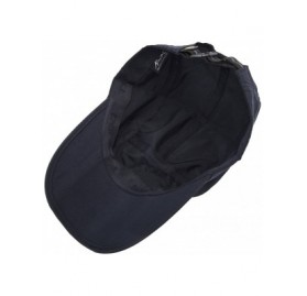 Sun Hats UPF50+ Protect Sun Hat Unisex Outdoor Quick Dry Collapsible Portable Cap - A1-dark Blue - CV17YIO25ZX $17.02