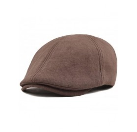 Newsboy Caps Men's Cotton Flat Ivy Gatsby Newsboy Driving Hat Cap - Style3-brown - CU18G6IY8XG $15.37