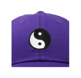 Baseball Caps Ying Yang Dad Hat Baseball Cap Zen Peace Balance Philosophy - Purple - CU18XI8QK9Y $11.87