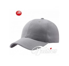 Baseball Caps Unisex Women Men Classic Adjustable Baseball Cap Washed Snapback Hip-Hop Plain Dad Hat Sunhat - Gray - CM18O79S...