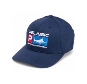 Baseball Caps Deluxe Logo Flexfit Hat - Navy - CL189LCKU7X $35.88