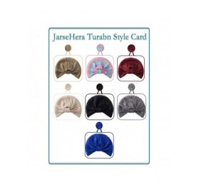 Skullies & Beanies Women Ruffle Turbans Glitter Pre-Tied Hats Knotted Chemo Caps African Twist Headwrap - Black - C518X6X42TE...