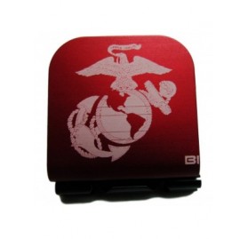 Baseball Caps Marine EGA Laser Etched Hat Clip Red - CX128O6CXY9 $13.48