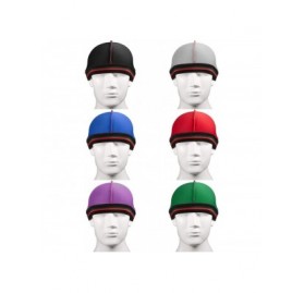 Skullies & Beanies Silky Wave Caps Elastic Band for 360 540 and 720 Waves for Men Silk Material- 6 Pieces (Color 1) - CI18SZS...