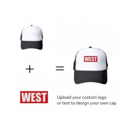 Baseball Caps Customize Your Own Design Text Photos Logo Adjustable Hat Hiphop Hat Baseball Cap - Black-white - CB18L86CZMY $...
