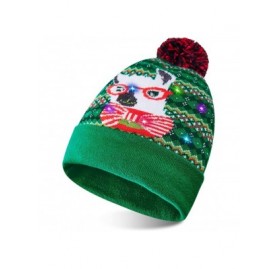 Skullies & Beanies Led Christmas Hat Adult Kids Light Up Warm Cap Xmas Knit Winter Beanie - Multicoloured-016 - CJ18YH5KIW8 $...