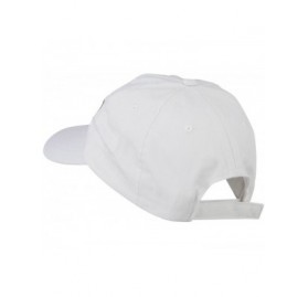 Baseball Caps Victory Embroidered Washed Cap - White - CU11MJ3U5ML $16.58