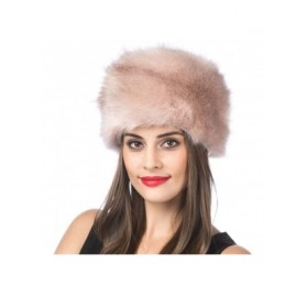 Bomber Hats Women Men Winter Fur Cossack Cap Thick Russian Hat Warm Soft Earmuff - H1-pink - C618HY0409E $17.04
