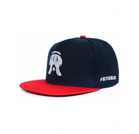 Baseball Caps unisex casual flat bill visor hats hip hop caps embroidery gesture - Color6 - CF11Y2YMBWR $12.19