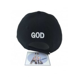 Baseball Caps Christian with God All Things are Possible Cap Hat - Black - CD18259UG0W $13.09