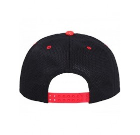 Baseball Caps Unisex Fashion Print Snapback Hat Adjustable Flat Bill Baseball Cap - (New York) Black - CH18D2W6SLU $9.69