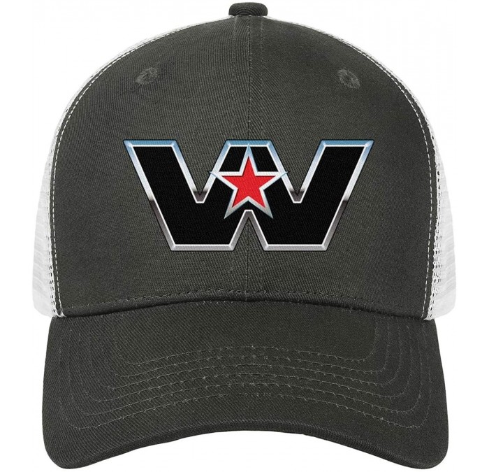 Baseball Caps Unisex Men's Baseball Hat Low Key Adjustable Mesh Trucker-Western-Star-Trucks-Flat Cap - Army_green-41 - C818T9...
