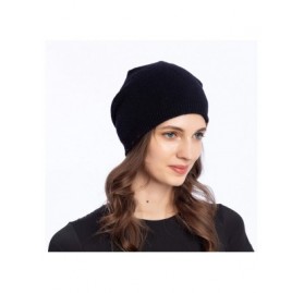 Skullies & Beanies Women Light Soft Wool Double-Layer Beanie Skull Hat Stylish Outdoor Urban Cap Winter Fall Spring - CO18Y0D...