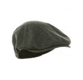Newsboy Caps Big Size Elastic Wool Ivy Cap - Charcoal - C9113HAJPJ3 $32.05