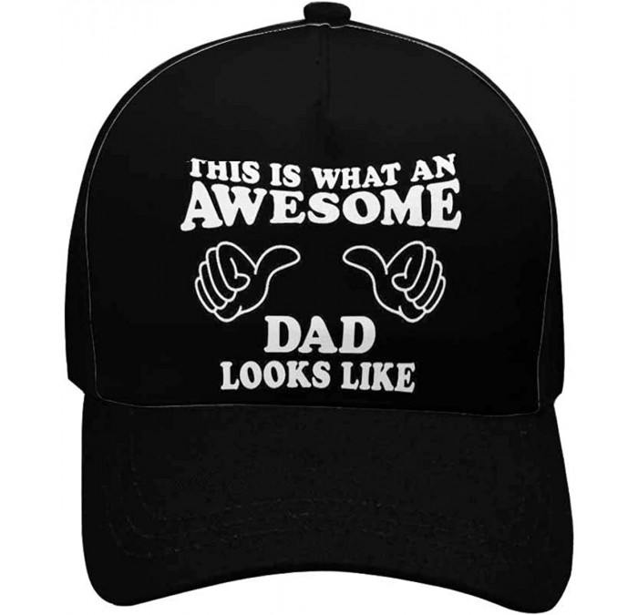 Baseball Caps Best Dad Ever Adjustable Men Baseball Caps Classic Dad Hats for Papa Father- Black - Design 10 - C518ORNGAU0 $2...