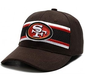 Baseball Caps Adjustable Snapback Hats Mens Sports Fit Cap Baseball Caps for Fans Men and Women - San Francisco 49ers - CQ198...