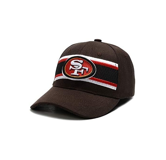 Baseball Caps Adjustable Snapback Hats Mens Sports Fit Cap Baseball Caps for Fans Men and Women - San Francisco 49ers - CQ198...