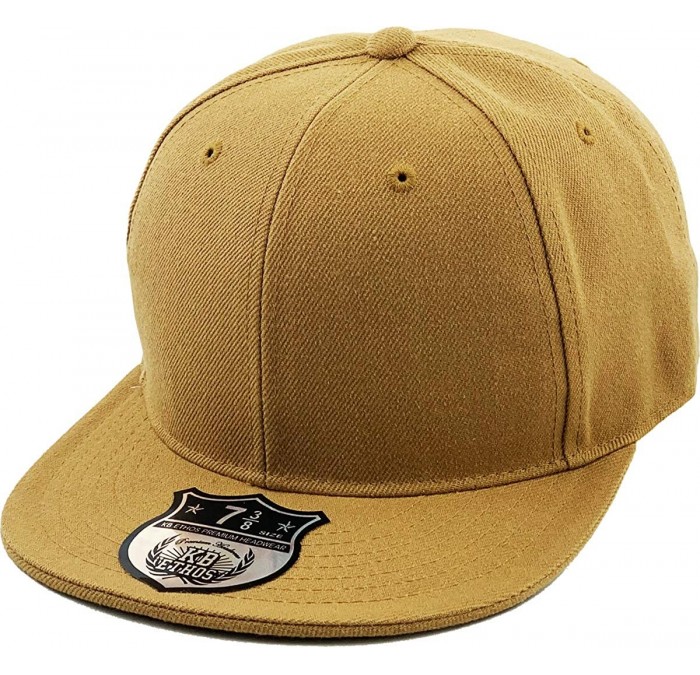 Baseball Caps The Real Original Fitted Flat-Bill Hats True-Fit - 12. Timber - CK11JEI0G6J $11.86