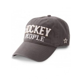 Baseball Caps Hockey- Grey- one Size - C912OBR0T2U $15.17
