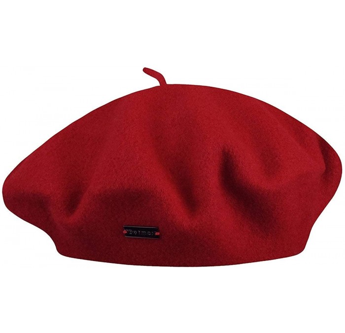 Berets Women's French Beret - Red - CN114WRK2H5 $17.30