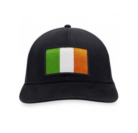 Baseball Caps Irish Flag Hat - Ireland Trucker Hat Baseball Cap Snapback Golf Hat (Black) - CL195LRN25X $22.34