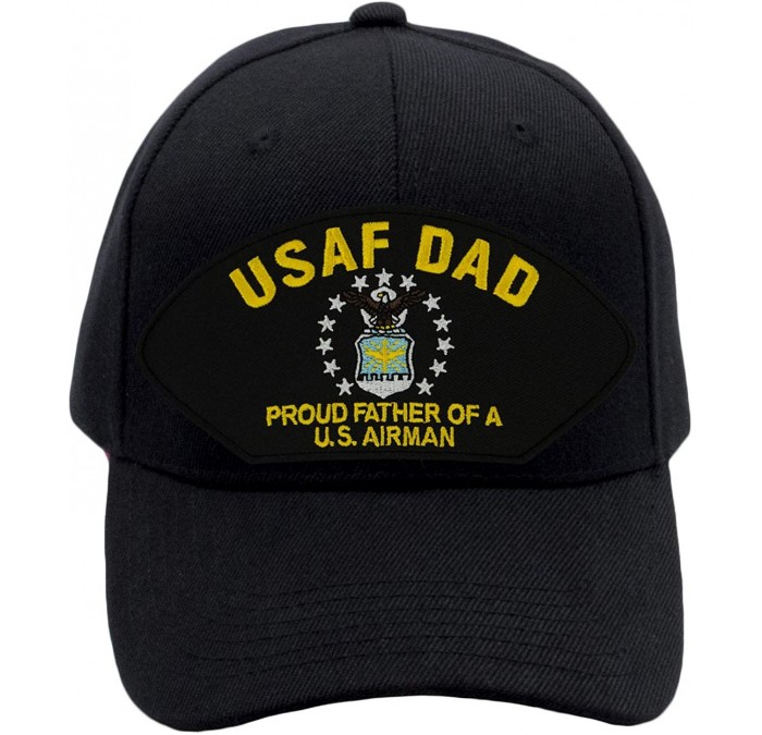 Baseball Caps Air Force Dad - Proud Father of a US Airman Hat/Ballcap Adjustable One Size Fits Most - C918KRYUYL5 $20.62