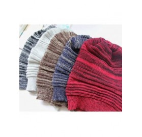 Skullies & Beanies Women Men Slouchy Beanie Hat Baggy Oversized Knit Winter Warm Cap - Black - CX186Q392YN $9.34