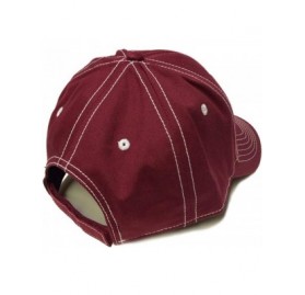 Baseball Caps Caps - Bear Paw Maroon - C618R522URZ $21.07