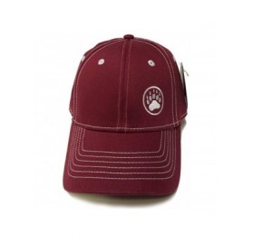 Baseball Caps Caps - Bear Paw Maroon - C618R522URZ $21.07